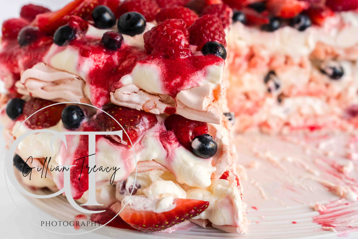 Valentine Heart Meringue Layer Cake