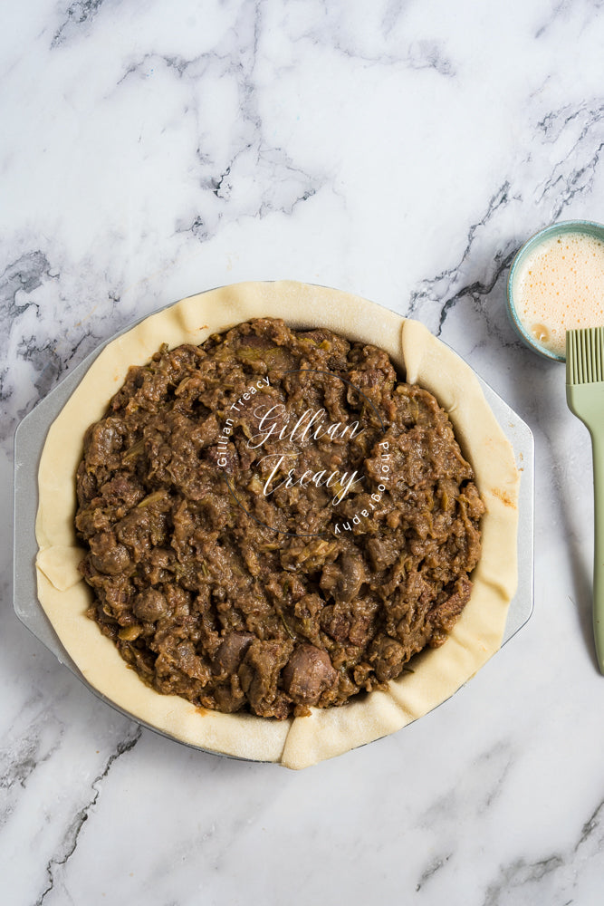 Steak, Kidney and Guinness Pie